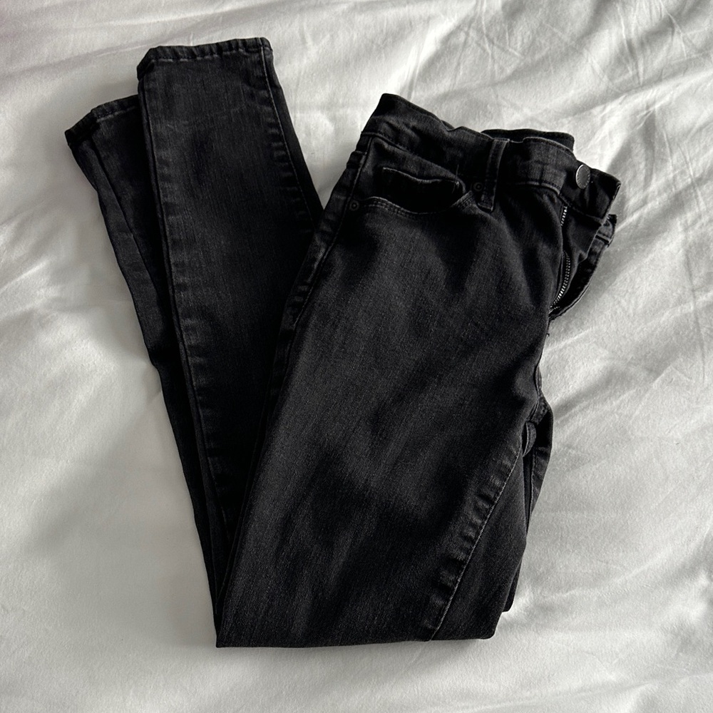 GAP Charcoal true skinny jeans